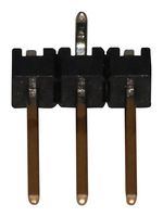 TE CONNECTIVITY 5-146129-1 引脚针座, 板至板, 2.54 mm, 1 排, 3 触点, 表面安装直型, AMPMODU Series