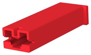 TE CONNECTIVITY 172074-7 Connector Housing, Mark II, Positive Lock 187 Series, Receptacle, 1 Ways