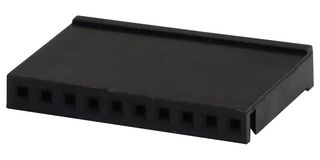 TE CONNECTIVITY 1-926657-0 连接器外壳, AMPMODU Series, 插座, 10 路, 2.54 mm, AMP AMPMODU 系列线对板插座触点