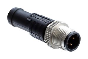 AMPHENOL LTW M12A-05BMMM-SL8D01 传感器电缆, M12 插头, 自由线端, 5路, 1 m, 3.3 ft, M Series