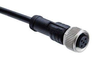 AMPHENOL LTW M12A-08BFFM-SL8D01 Sensor Cable, M12 Receptacle, Free End, 8 Positions, 1 m, 3.3 ft, M Series