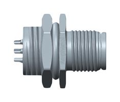 AMPHENOL LTW M12A-03PMMS-SH8001 传感器连接器, M Series, M12, 公, 3路, 焊接插头, 直形面板安装