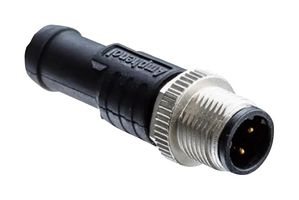 AMPHENOL LTW M12A-17BMMM-SL8B02 传感器电缆, M12 插头, 自由线端, 17路, 2 m, 6.6 ft, M Series