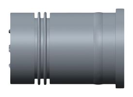 AMPHENOL LTW SLD-A008001 Sensor Connector Insert, Pin, M12, 8 Position, Solder Cup, M Series