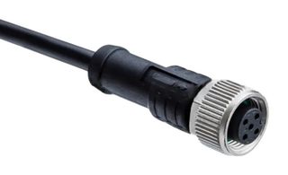 AMPHENOL LTW M12A-08BFFM-SL8D02 Sensor Cable, M12 Receptacle, Free End, 8 Positions, 2 m, 6.5 ft, M Series