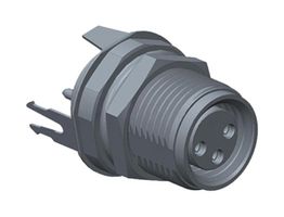 AMPHENOL LTW M8S-04PFFP-SF8001 传感器连接器, M Series, M8, 母, 4路, PCB插座, 直形面板安装