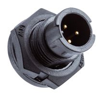 AMPHENOL LTW AU-04PMMP-LC7001 圆形连接器, Standard Circular Connector, Mini (A) Series, 电路板安装插头, 4 触点, PCB引脚, 卡口