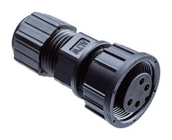 AMPHENOL LTW CB-04BFFA-LL7001 圆形连接器, Standard Circular Connector, Middle (C) Series, 电缆安装插座, 4 触点