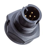 AMPHENOL LTW AAD-02PMMS-LC7001 圆形连接器, Standard Circular Connector, Mini A Series, 面板安装插座, 2 触点, 焊接引脚, 卡口
