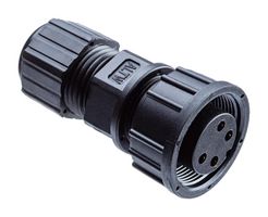 AMPHENOL LTW CB-04BFFA-SL7001 圆形连接器, Standard Circular Connector, Middle (C) Series, 电缆安装插座, 4 触点