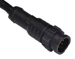 AMPHENOL LTW AU-06BFFM-LL7A01 圆形连接器, Standard Circular Connector, Mini (A) Series, 电缆安装插头, 6 触点, 压接引脚, 卡口