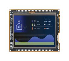 MIKROELEKTRONIKA MIKROE-6292 开发套件,PIC32MZ2048EFH100,以多媒体和图形用户界面为中心