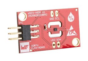 WURTH ELEKTRONIK 2525020210092 Evaluation Board, 2525020210002, Humidity Sensor, Integrated Temperature Sensor