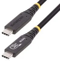 STARTECH 1M-40G-USB4-CABLE USB 线缆,1 m(3.3 ft)USB4 线缆,USB-IF 认证 USB-C 线缆,40 Gbps,8K,240W,PD EPR