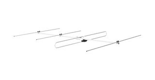 STELLAR LABS 30-2460. FM Antenna, Outdoor, 88 MHz to 108 MHz, 15 dB, 66-inch