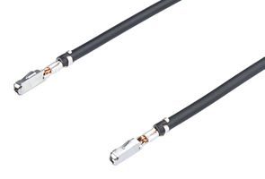 MOLEX 226208-1115 连接电缆, 预压接引线 MOX 插座至 MOX 插座, 17.7 ", 450 mm, 226208 Series, 黑色