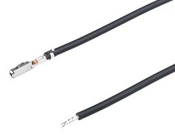 MOLEX 226208-2214 连接电缆, 预压接引线 MOX 插座至自由线端, 11.8 ", 300 mm, 226208 Series, 黑色