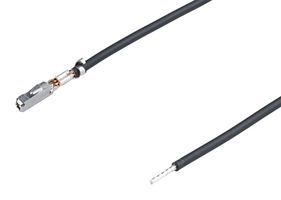 MOLEX 226208-1122 连接电缆, 预压接引线 MOX 插座至自由线端, 5.9 ", 150 mm, 226208 Series, 黑色