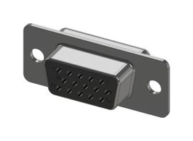 MH CONNECTORS MHHDS15-F-N-B-S D-Sub 连接器, 高密度, 插座, MHHDS Series, 15 触点, DE, 焊接杯