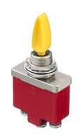 APEM CT38-001N022 拨动开关, IP67, 开-关-(开), SPDT, 不发光, CT Series, 面板安装, 15 A