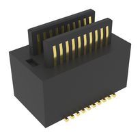 AMPHENOL COMMUNICATIONS SOLUTIONS 10165430-102000LF Mezzanine连接器, 针座, 0.5 mm, 2 排, 20 触点, 表面安装, 磷青铜