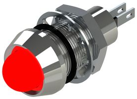 MARL 514-105-21 发光二极管指示器 面板安装, 红色, 12 VDC, 12.7 mm, 20 mA, 100 mcd, IP67