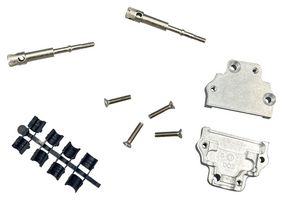NORCOMP 966-009-030R121 连接器后壳, D Sub, 9 Pos, 966 Series, DE, 180°, 锌压铸机身