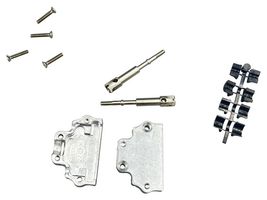 NORCOMP 966-015-030R121 连接器后壳, D Sub, 15 Pos, 966 Series, DA, 180°, 锌压铸机身