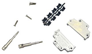 NORCOMP 966-025-030R121 连接器后壳, D Sub, 25 Pos, 966 Series, DB, 180°, 锌压铸机身