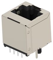 TE CONNECTIVITY 2501551-5 模块连接器, RJ45 插座, 1 x 1 (端口), 8P8C, Cat5e, 通孔安装