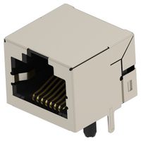 TE CONNECTIVITY 2501551-6 模块连接器, RJ45 插座, 1 x 1 (端口), 8P8C, Cat5, 通孔安装