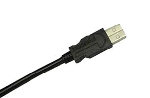 AMPHENOL SOCAPEX USB2AA200PUHFFR USB线缆, A型插头至A型插头, 2 m, 6.6 ft, USB 2.0, 黑色