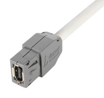 HARTING 09451819009XL Modular Connector, Solder, IX Type B Jack, 1 x 1 (Port), 10P10C, IP20, Cable Mount