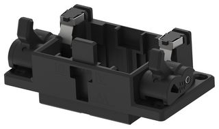 TE CONNECTIVITY 2390404-1 Connector Accessory, 2 Lever Locking, Black, Connector Base Housing, Rectangular Connectors