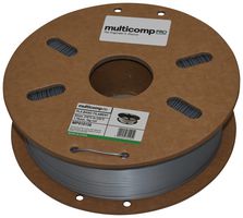 MULTICOMP PRO MP015136 3D 打印机灯丝，1.75 mm，银色，聚乳酸（PLA），210°C 至 230°C