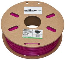 MULTICOMP PRO MP015139 3D 打印机灯丝，1.75 mm，紫色，聚乳酸（PLA），210°C 至 230°C