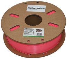 MULTICOMP PRO MP015141 3D 打印机灯丝，1.75 mm，粉红色，聚乳酸（PLA），210°C 至 230°C