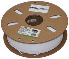 MULTICOMP PRO MP015142 3D 打印机灯丝,1.75 mm,白色,聚乳酸(PLA),210°C 至 230°C