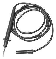 MUELLER ELECTRIC BU-2141-D-48-0 测试连接线, 测试末端探头, 香蕉有护罩, 4 ", 1.22 m, 黑色, 10 A