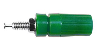 MUELLER ELECTRIC BU-P3760-5 接线柱, BU-P3760 Series, 15 A, 2500 Vrms, 镀镍触芯, 面板安装, 绿色