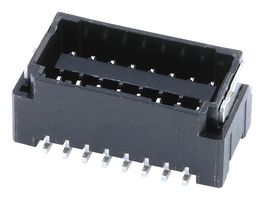 MOLEX 2202011071 引脚针座, 线至板, 2 mm, 2 排, 10 触点, 表面安装直型, Micro-Lock Plus 220201 Series