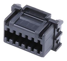 MOLEX 2202002101 Connector Housing, Black, Micro-Lock Plus 220200 Series, Receptacle, 10 Ways, 2 mm