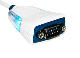 FTDI US232R-100-BULK 电缆,USB 至 RS232 转换器,A 型,D Sub 9路插头,FT232R,1 m长