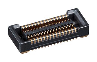 HIROSE / HRS BM54B3.0-30DS-0.4V(53) Mezzanine连接器, 插座, 0.4 mm, 2 排, 30 触点, 表面安装, 铜合金