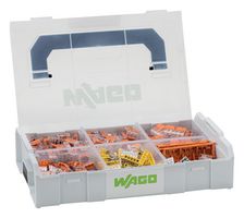 WAGO 887-955 连接器套件, 端接和铰接, 4mm² 221-412、221-413/415/500 和 2.5mm² 2273-203、2273-205/208/500 PUSH WIRE 拼接连接器