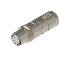 LUMBERG AUTOMATION RM12C-FSSV4A 传感器连接器, M12, 母, 4路, 压接插座, 直形线缆安装