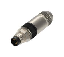LUMBERG AUTOMATION RSCI 4A 传感器连接器, M12, 公, 4路, IDC / IDT插头, 直形线缆安装