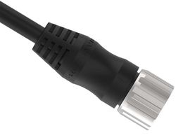 BANNER ENGINEERING BC-M23F19-1822-5 传感器电缆, 18 & 22AWG,非屏蔽,黑色, M23 插座, 自由线端, 19路, 5 m, 16.4 ft