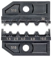 KNIPEX 97 49 30 压接工具模具, 1.5-10mm²非绝缘对接接头, KNIPEX 97 43 XX 压接系统钳