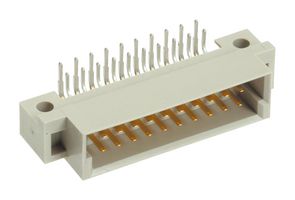 HARTING 09241206921 连接器, DIN 41612, 20 触点, 针座, 2.54 mm, 2排, a + b